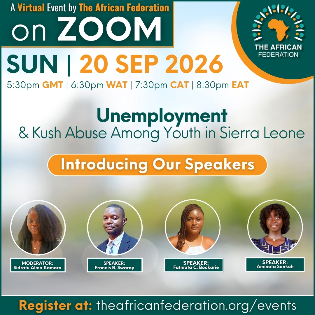 Sierra Leone's Unemployment and Kush Abuse Among Youth